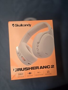 Skullcandy Crusher ANC 2 Over-Ear Headphones - Bone White New In Box